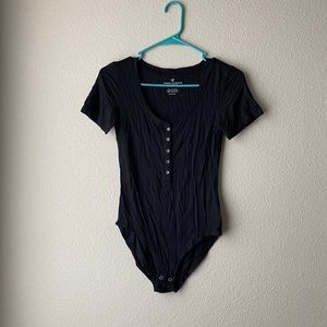 American Eagle bodysuit black